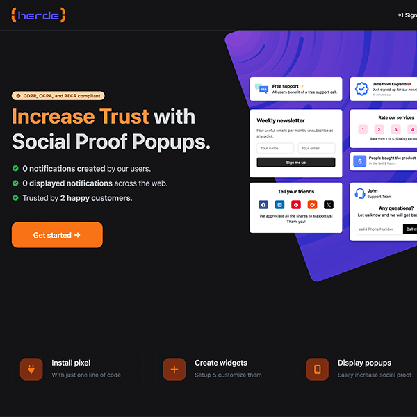 Herde - Social Proof Marketing